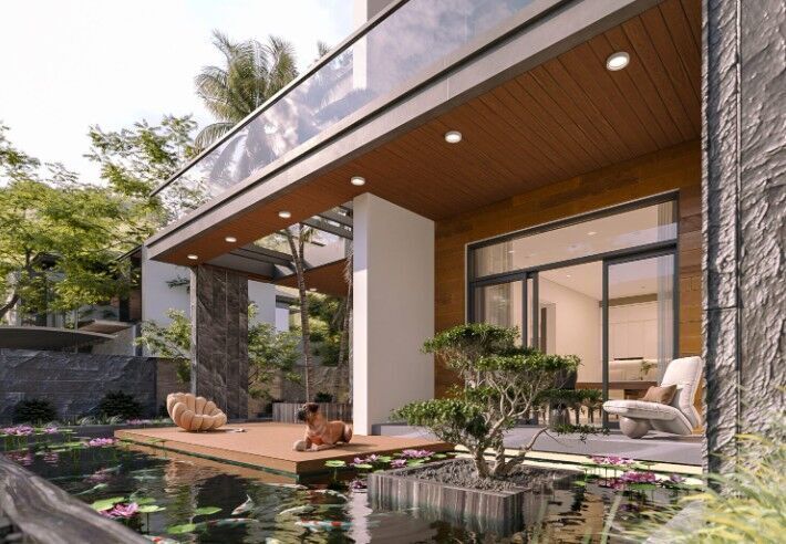 Villa Exterior Model 3D model_10