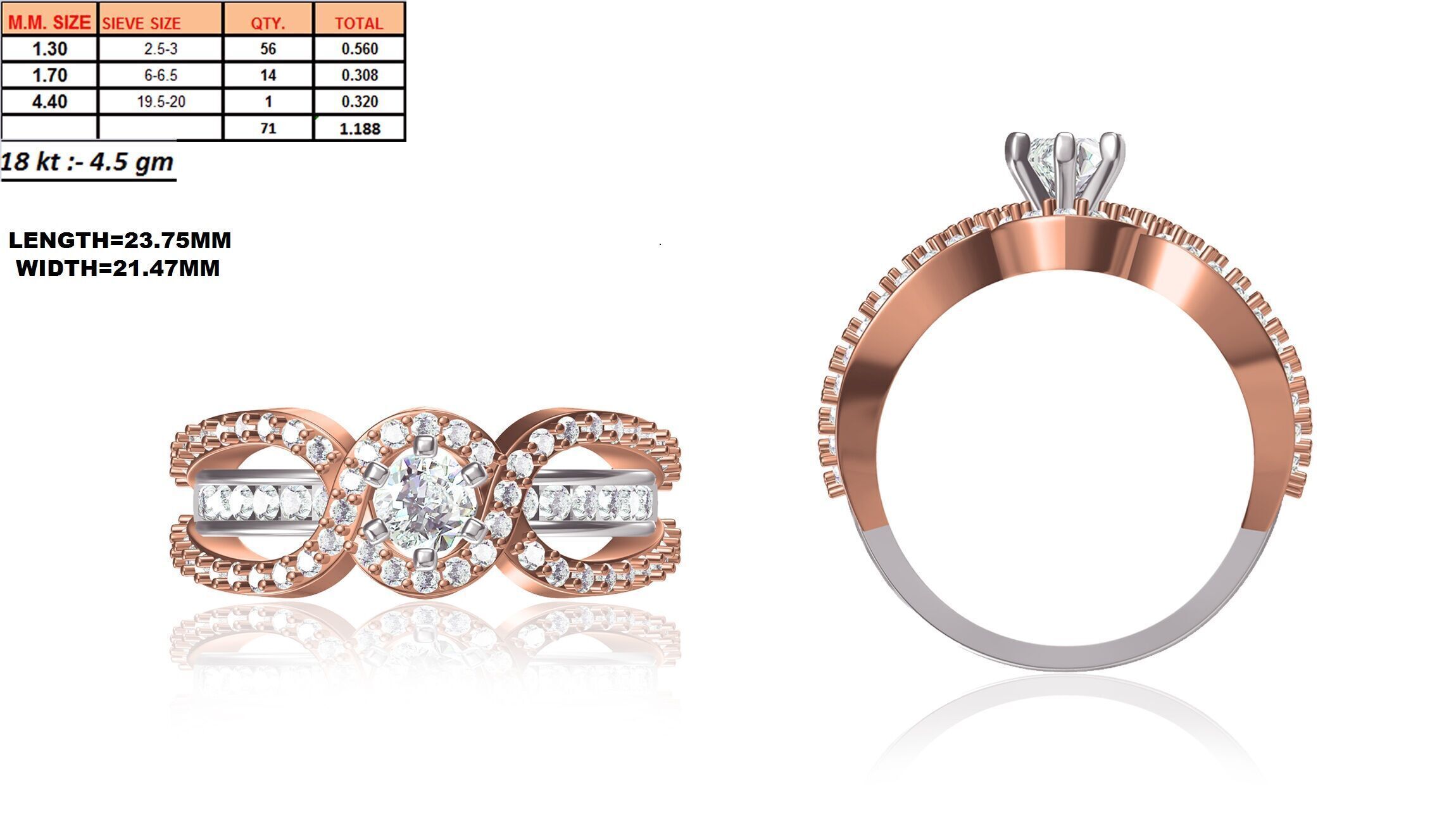 Women Ring Render 3dm STL MTL SLC JCD OBJ FBX Details 3D print model_25