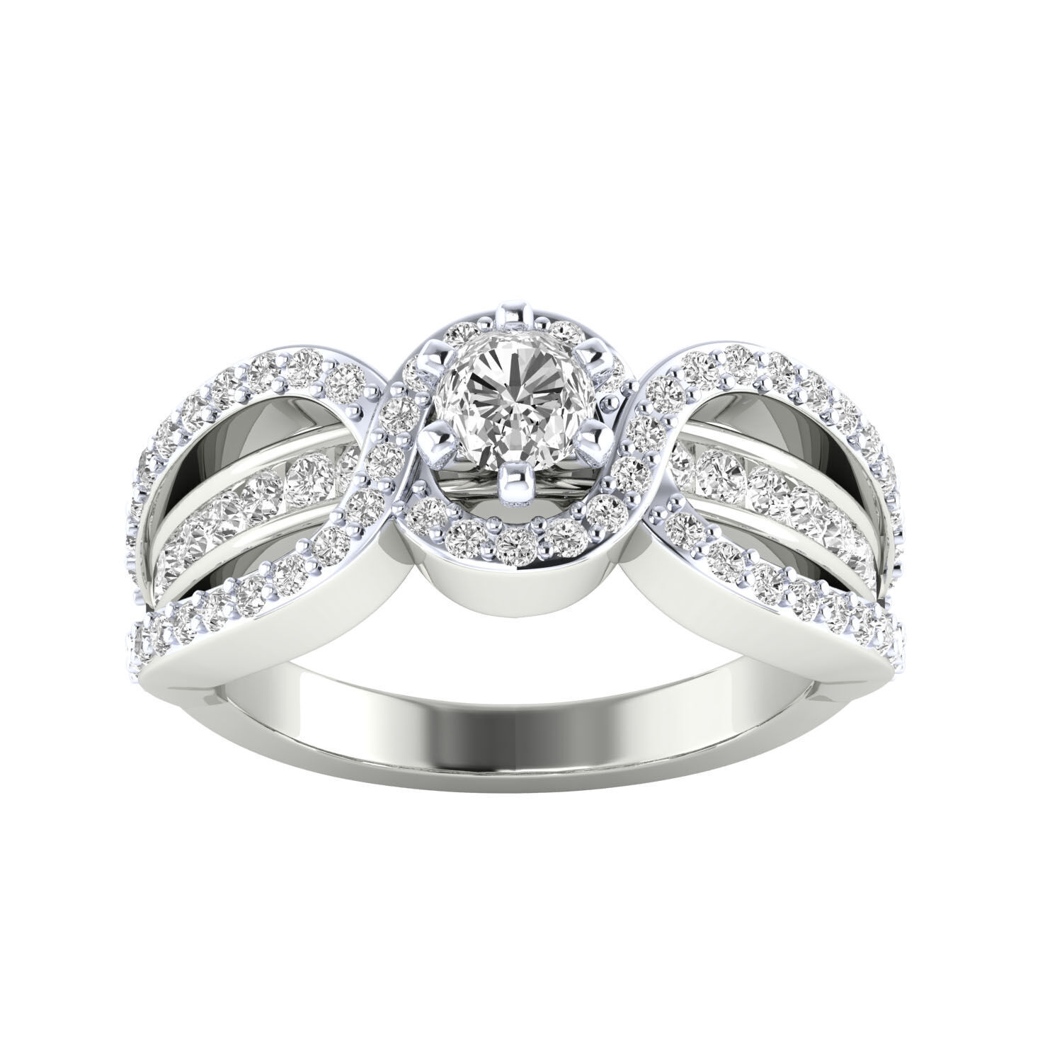 Women Ring Render 3dm STL MTL SLC JCD OBJ FBX Details 3D print model_13