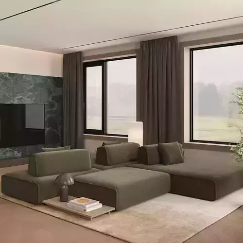 Modern simple log guest restaurant