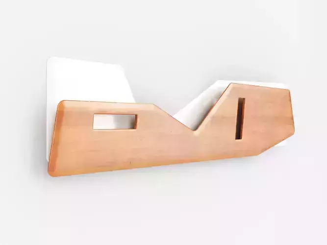 Gio Ponti wall-mounted magazine rack