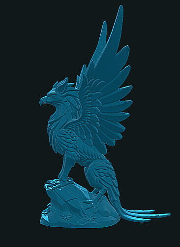 Griffin SF101  a beautifully crafted mythical creature 3D model Low-poly 3D model