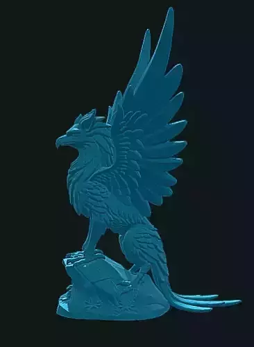 Griffin SF101  a beautifully crafted mythical creature 3D model Low-poly 3D model
