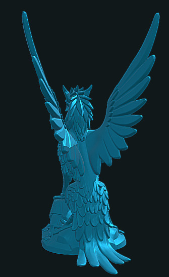 Griffin SF101  a beautifully crafted mythical creature 3D model Low-poly 3D model_1