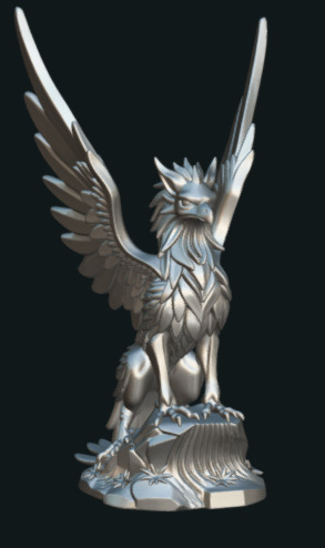 Griffin SF101  a beautifully crafted mythical creature 3D model Low-poly 3D model_8