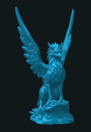 Griffin SF101  a beautifully crafted mythical creature 3D model Low-poly 3D model_5
