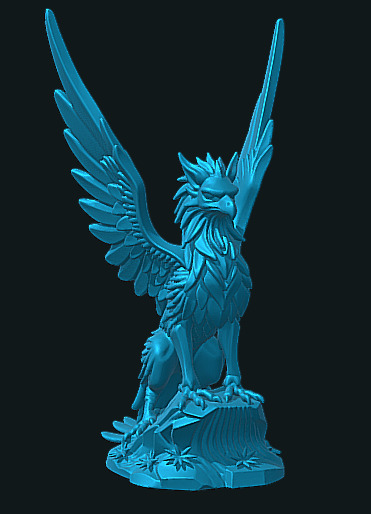 Griffin SF101  a beautifully crafted mythical creature 3D model Low-poly 3D model_3