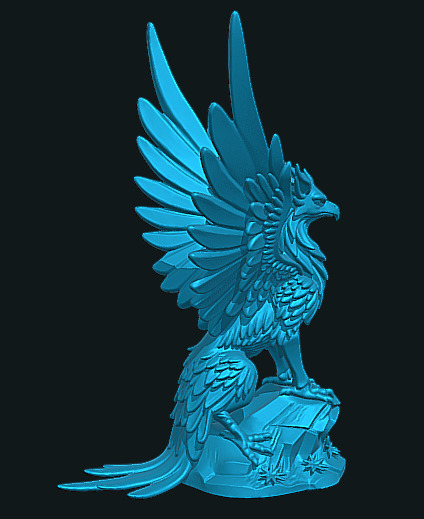Griffin SF101  a beautifully crafted mythical creature 3D model Low-poly 3D model_2