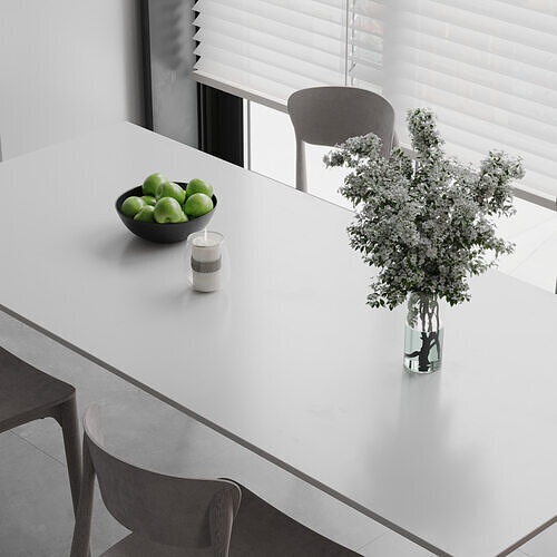 Modern minimalist living room 3D model 5