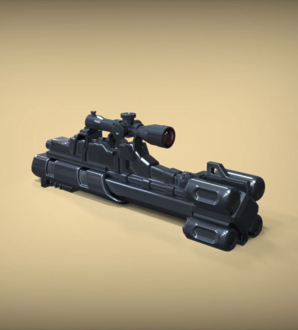 Weapon Body 3D model_1