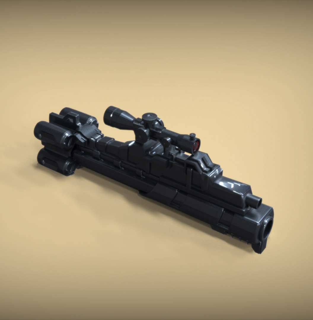 Weapon Body 3D model_2