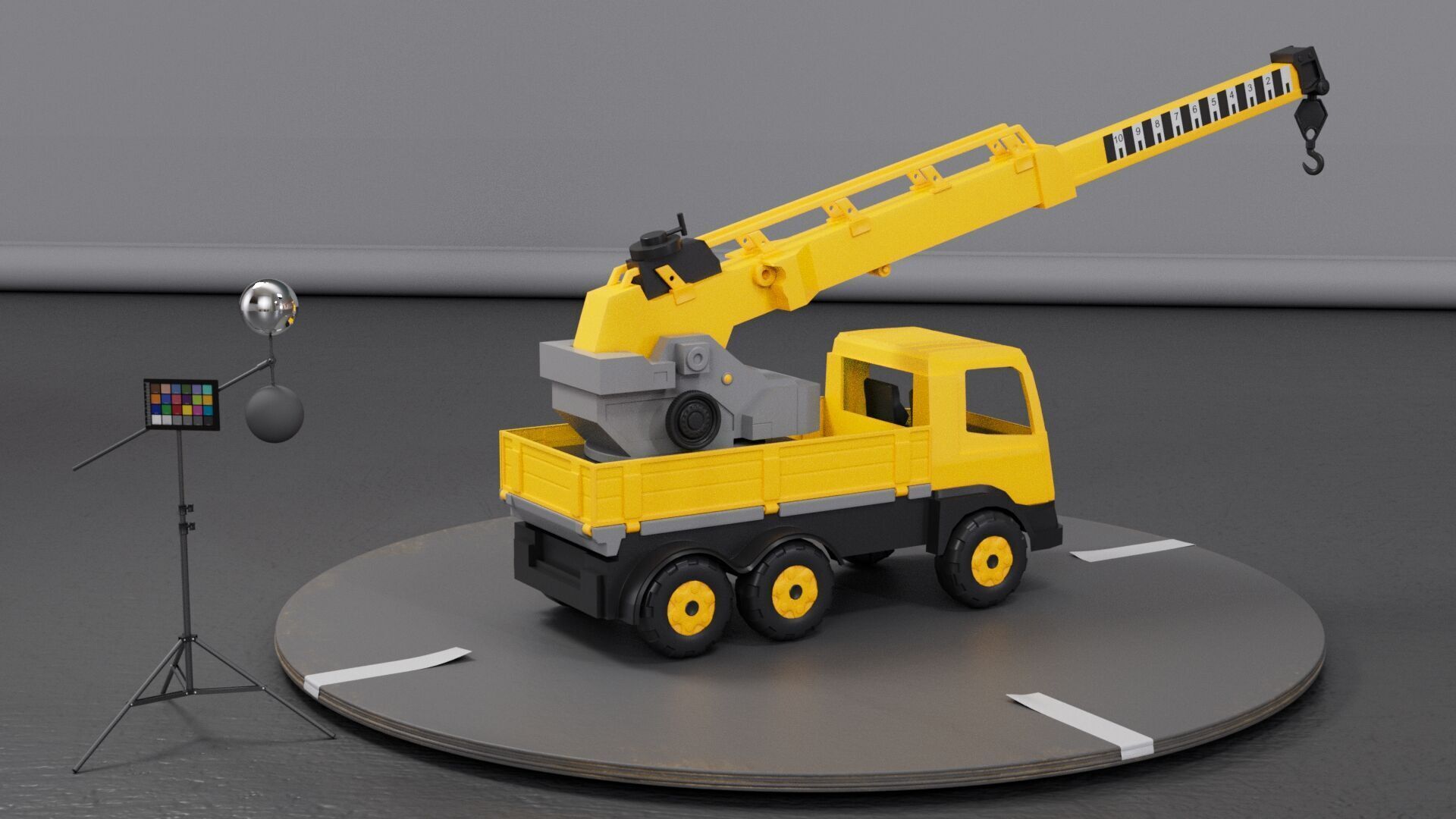 Crane Toy 3D Model Free 3D model_3