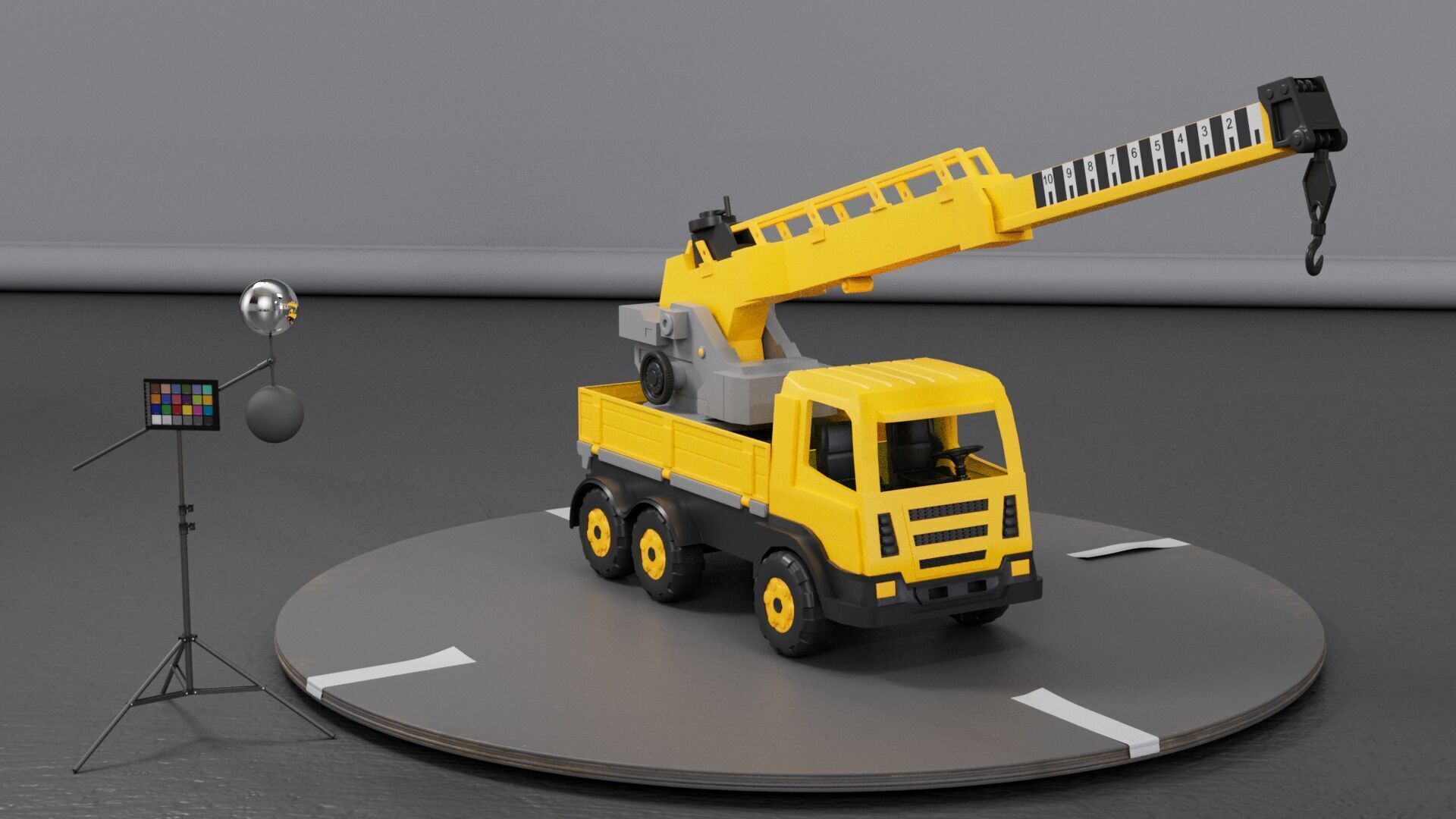 Crane Toy 3D Model Free 3D model_2