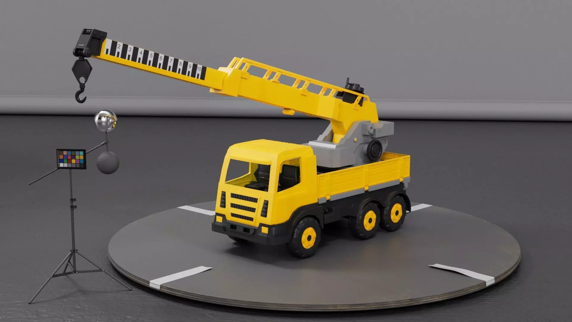 Crane Toy 3D Model Free 3D model_0