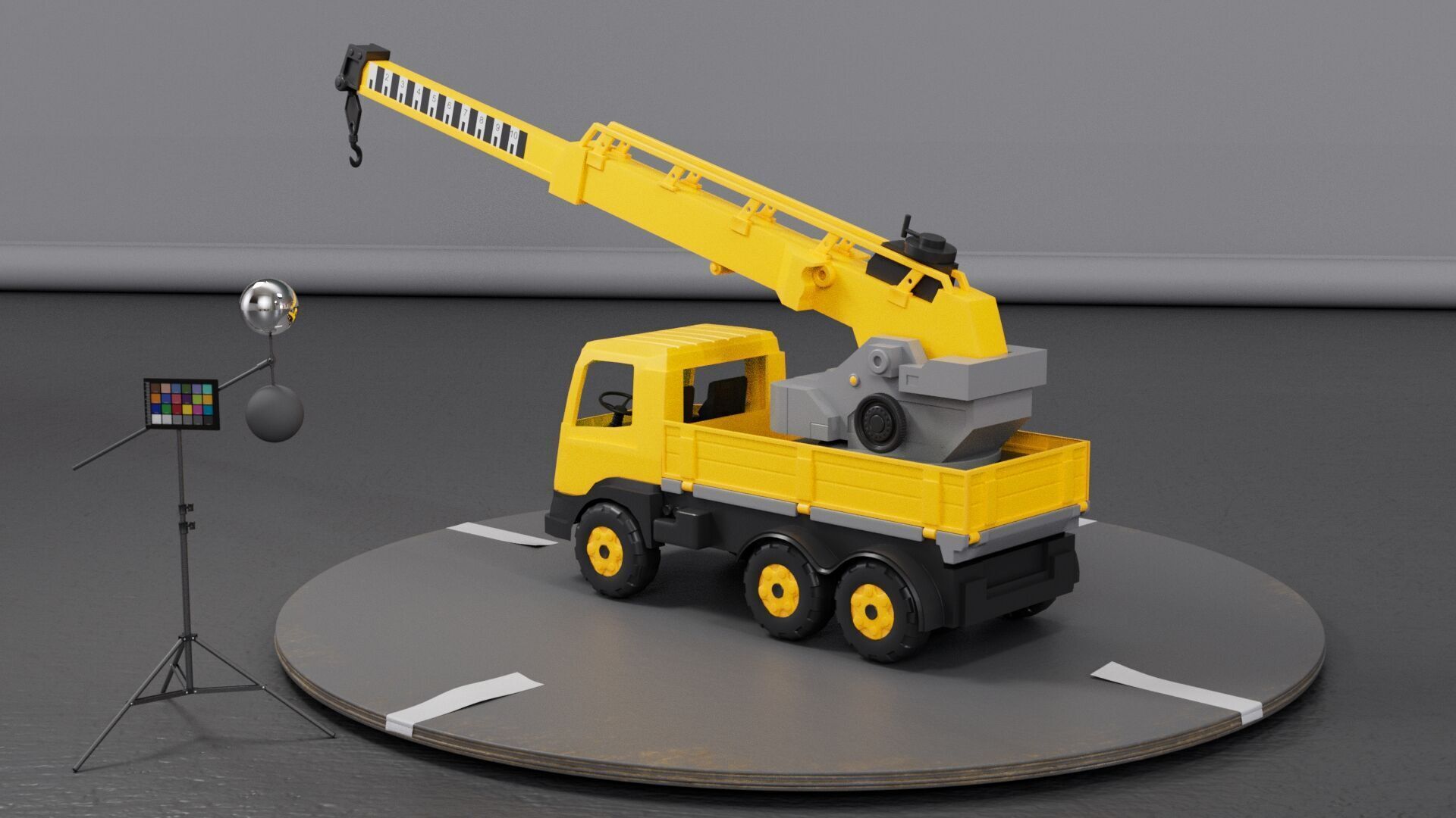 Crane Toy 3D Model Free 3D model_4