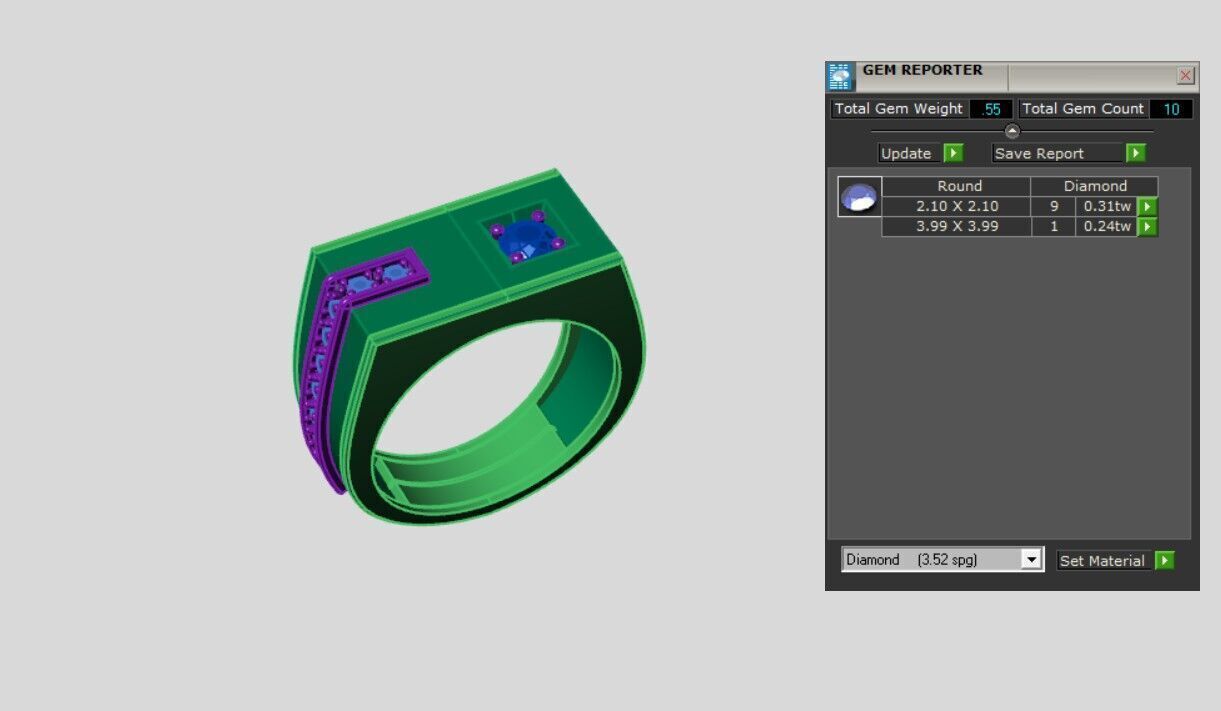 Men Rings 3D print model_3