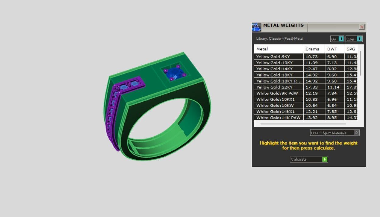 Men Rings 3D print model_4