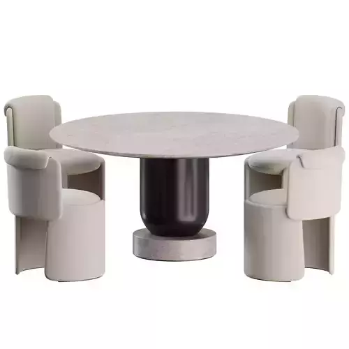 Hug Chair COLOS Table by HC28