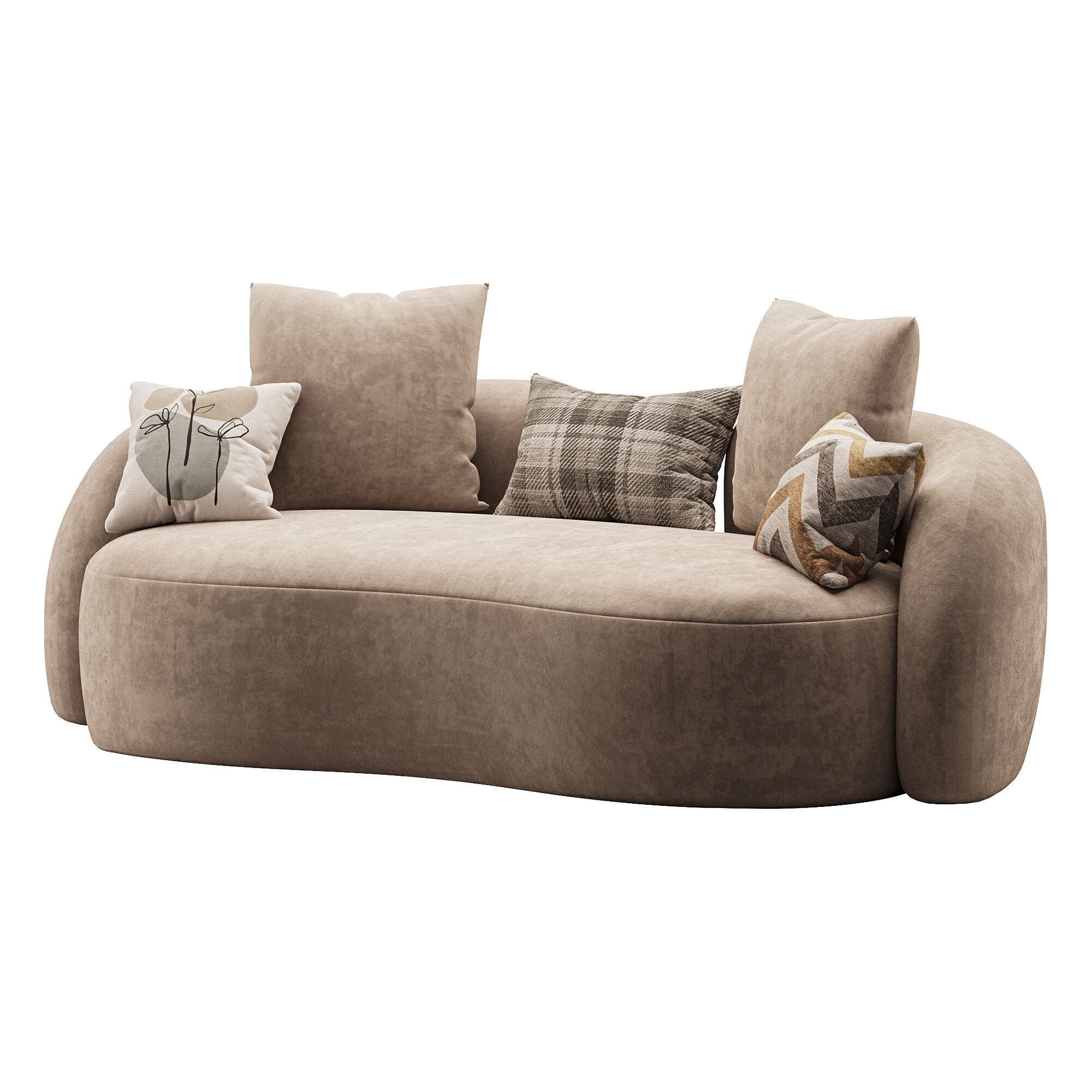 Sunny Isles Loveseat 3D model_6