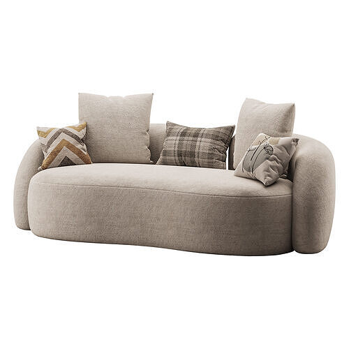 Sunny Isles Loveseat 3D model 4