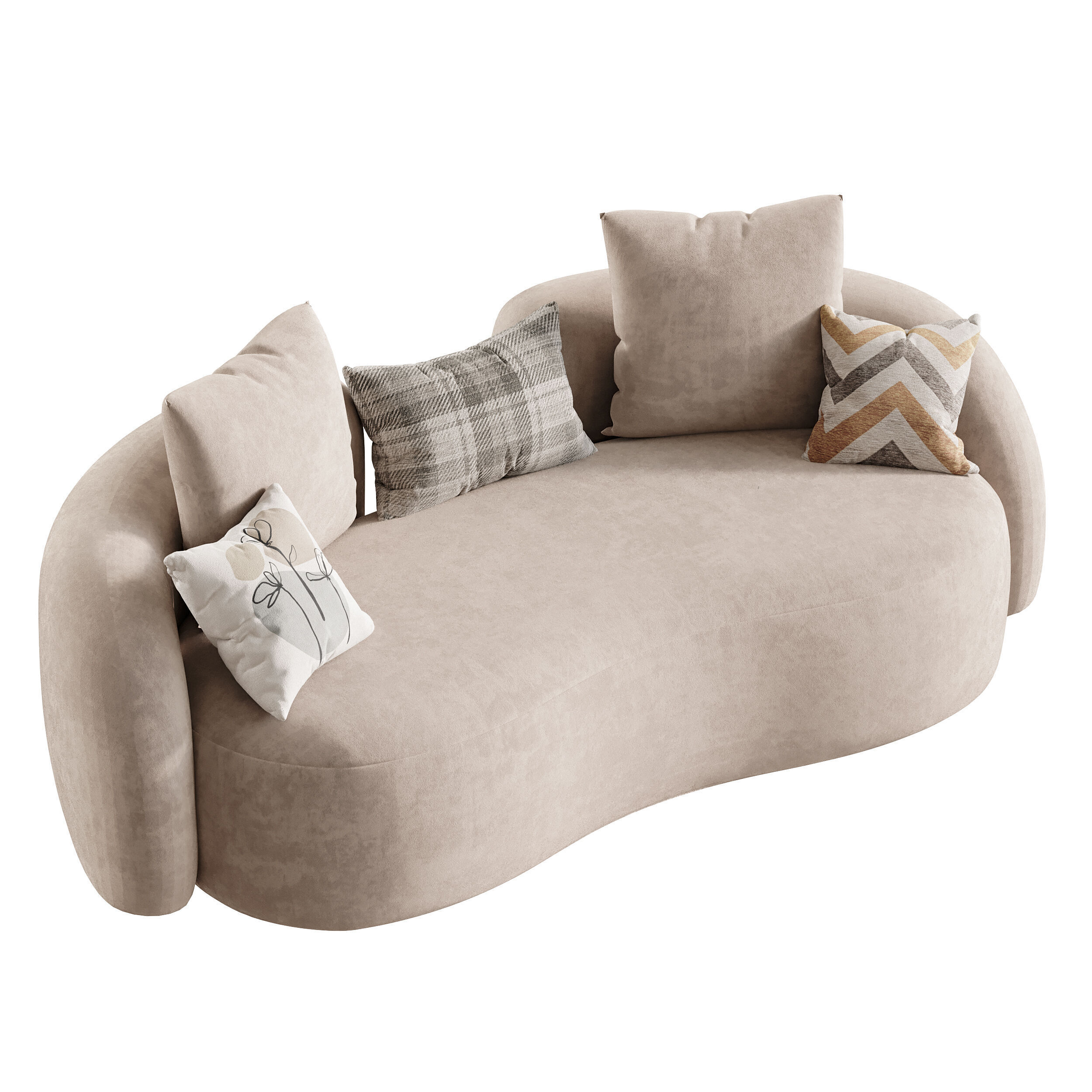 Sunny Isles Loveseat 3D model_10