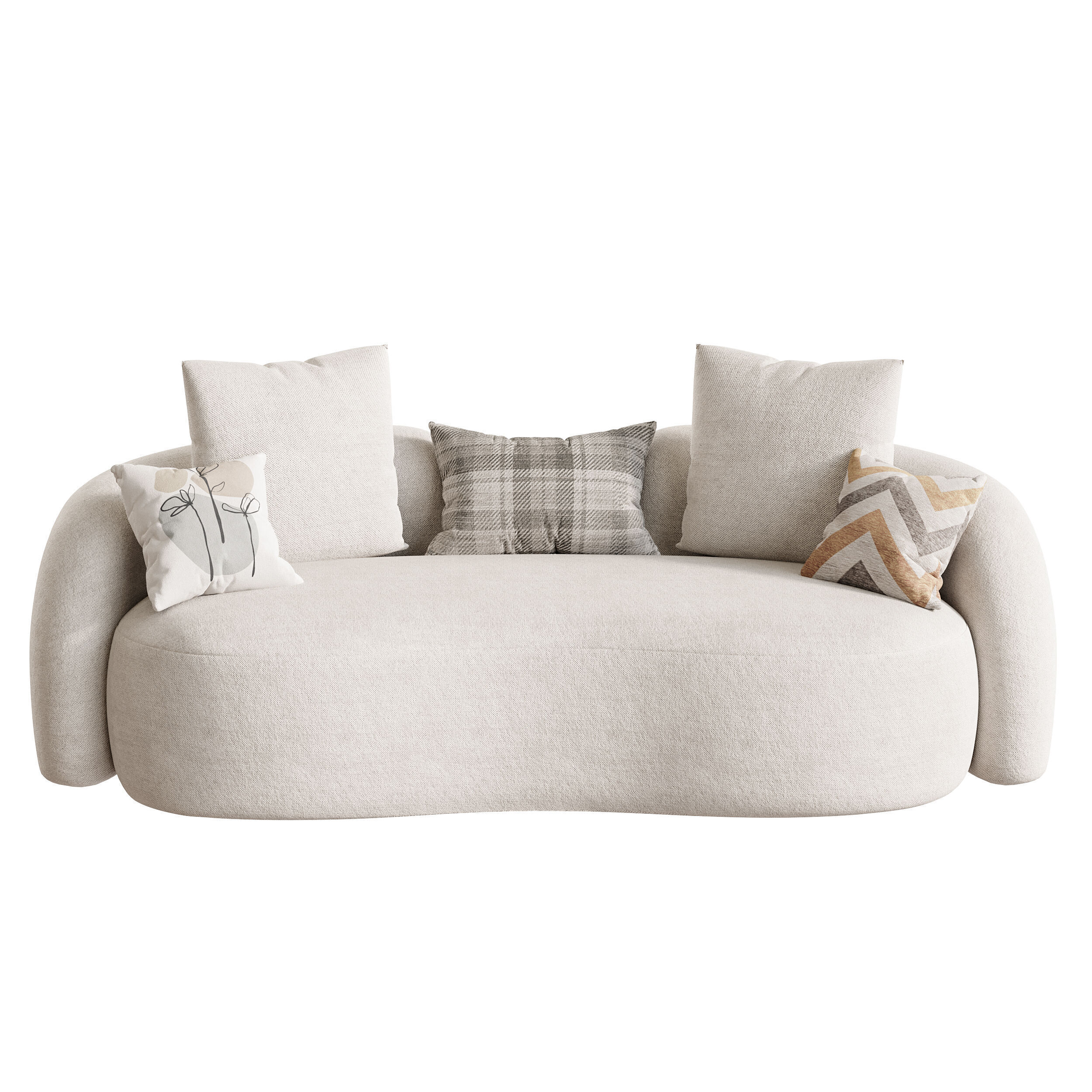 Sunny Isles Loveseat 3D model_7