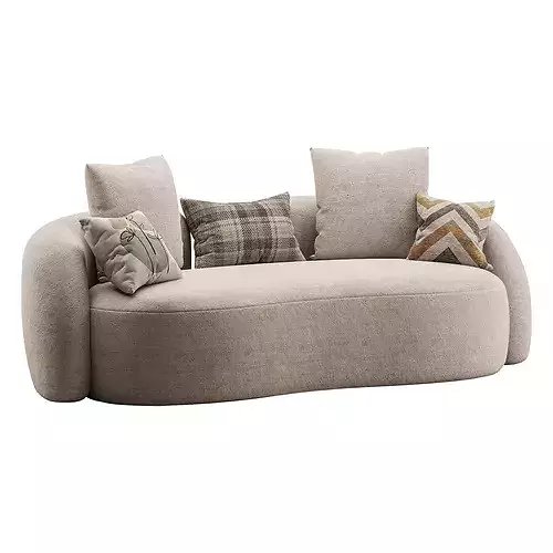 Sunny Isles Loveseat 3D model 2