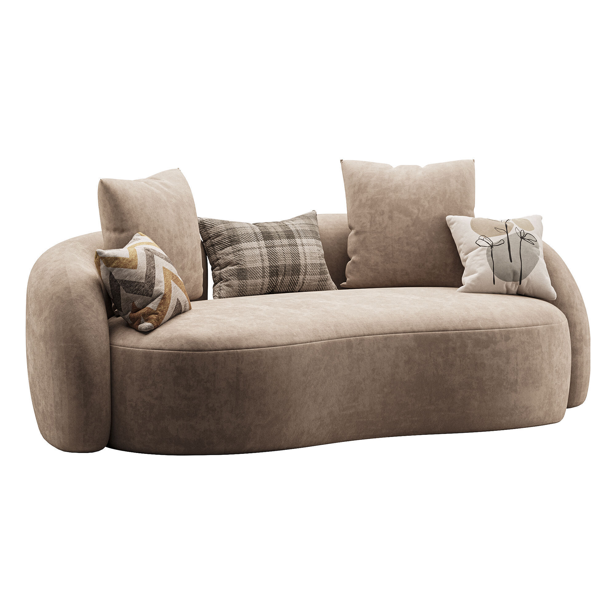 Sunny Isles Loveseat 3D model_2