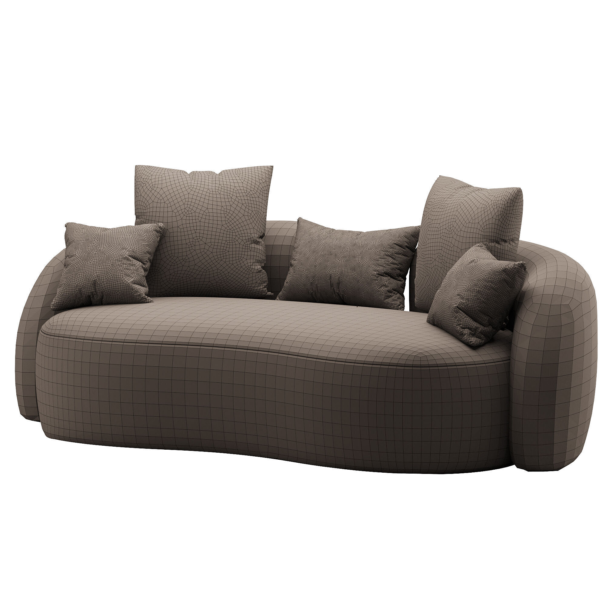 Sunny Isles Loveseat 3D model_13