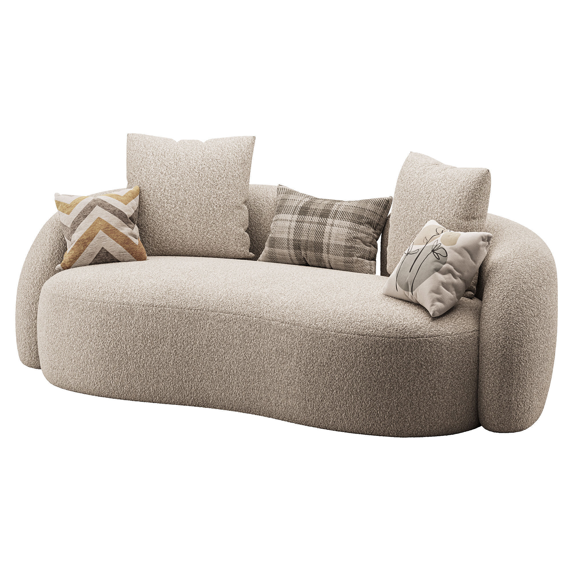 Sunny Isles Loveseat 3D model_12