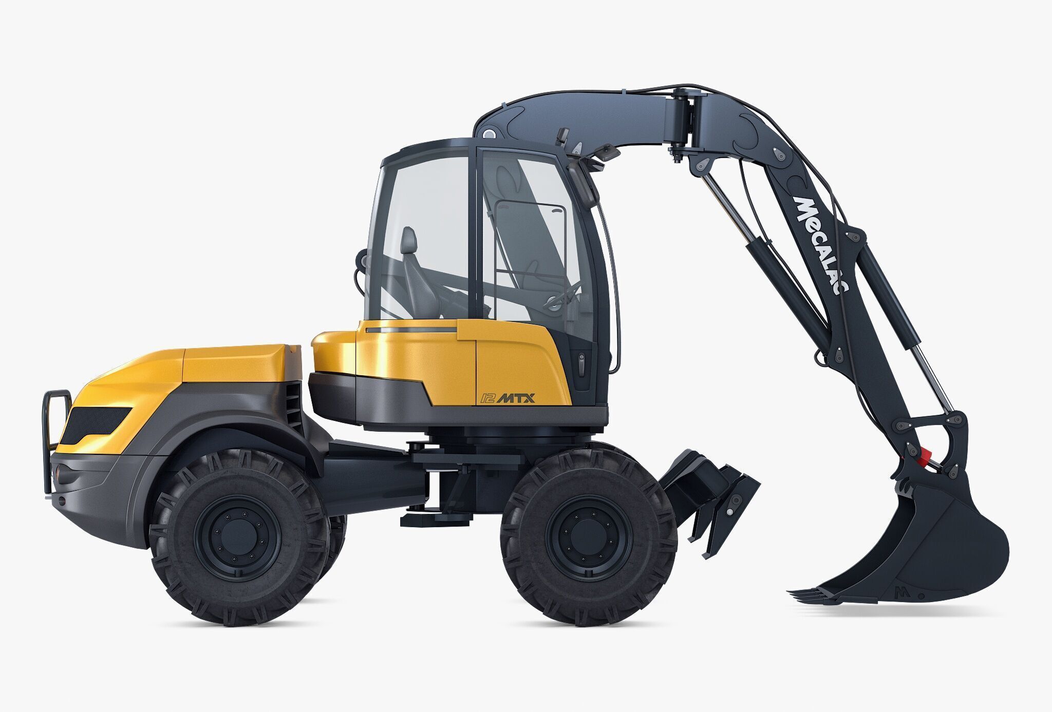 Mecalac 12MTX Excavator 2021-2025 M 1 3D model_7