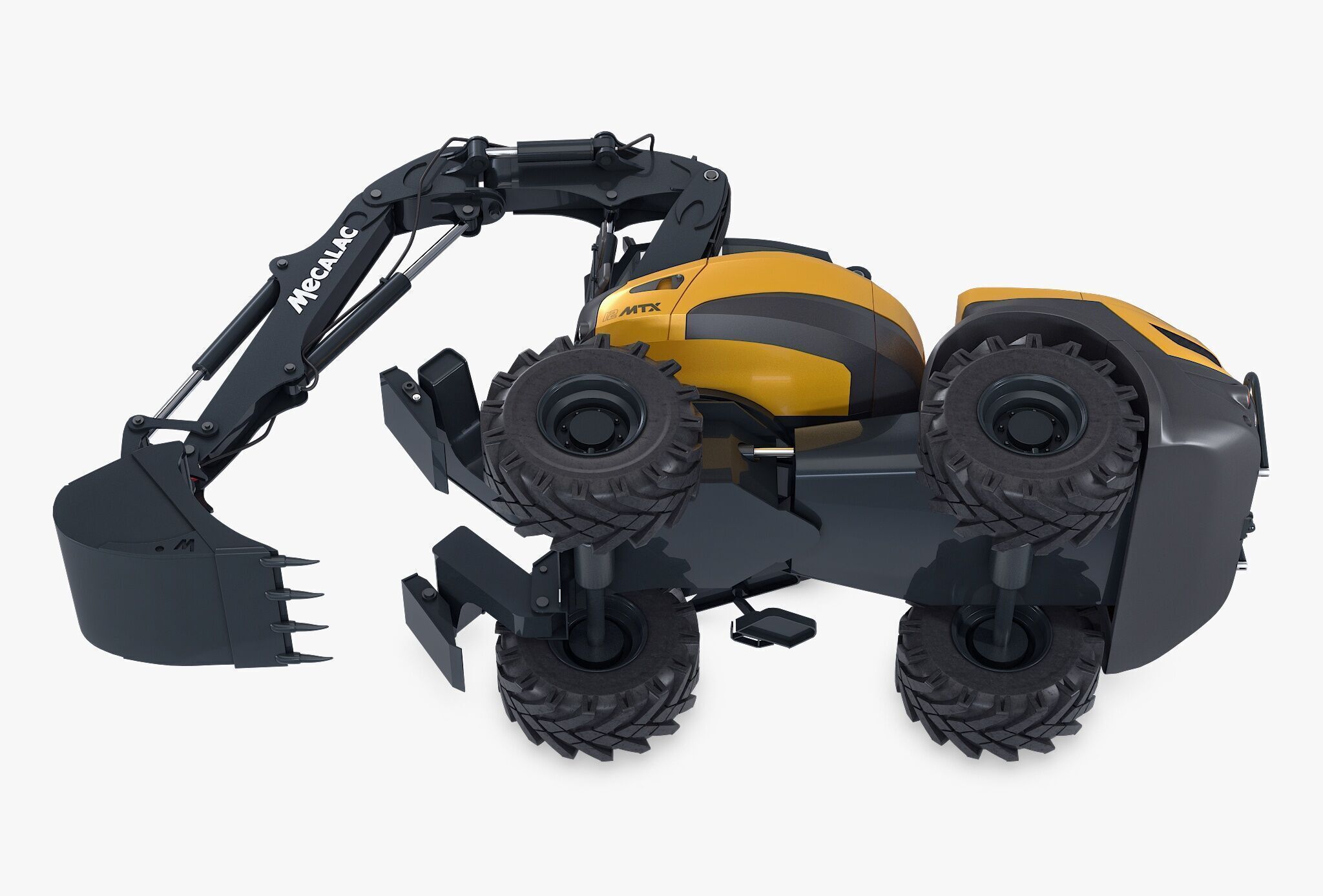 Mecalac 12MTX Excavator 2021-2025 M 1 3D model_14