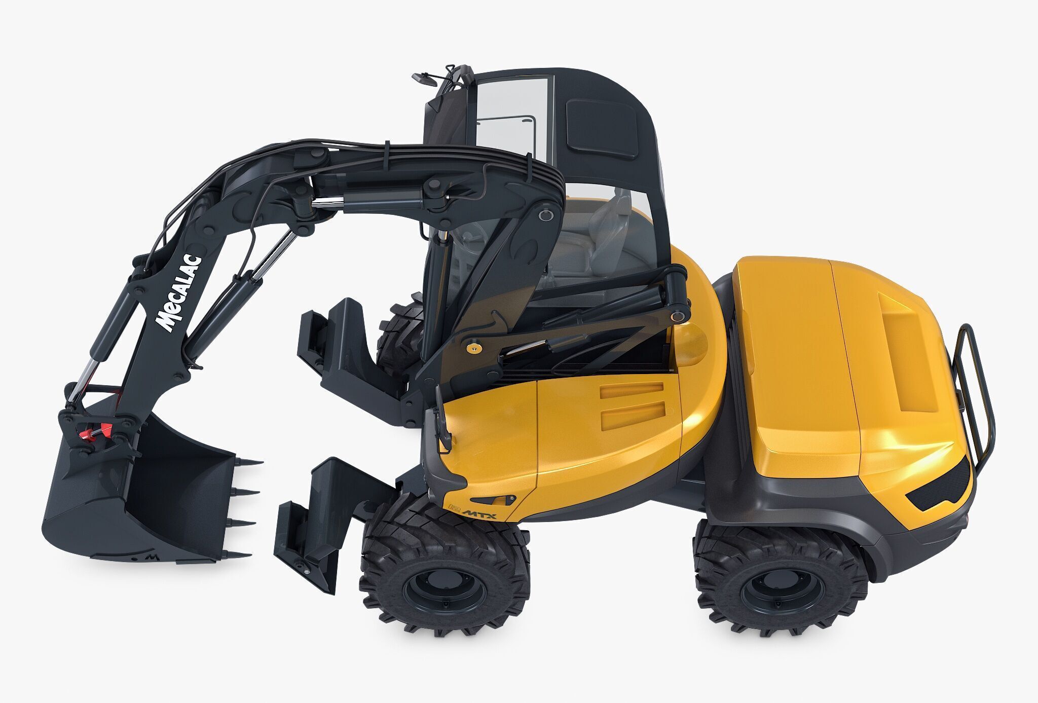 Mecalac 12MTX Excavator 2021-2025 M 1 3D model_9