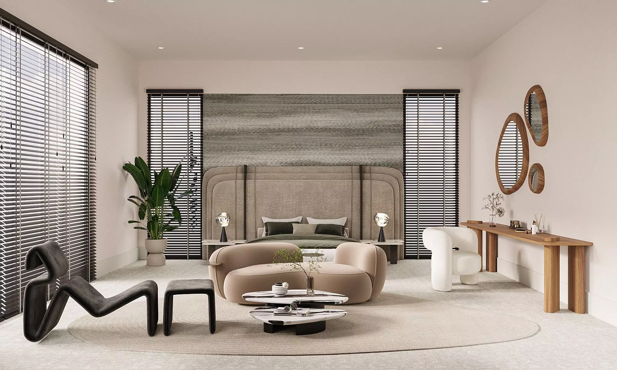 livingroom and bathroom 3D model