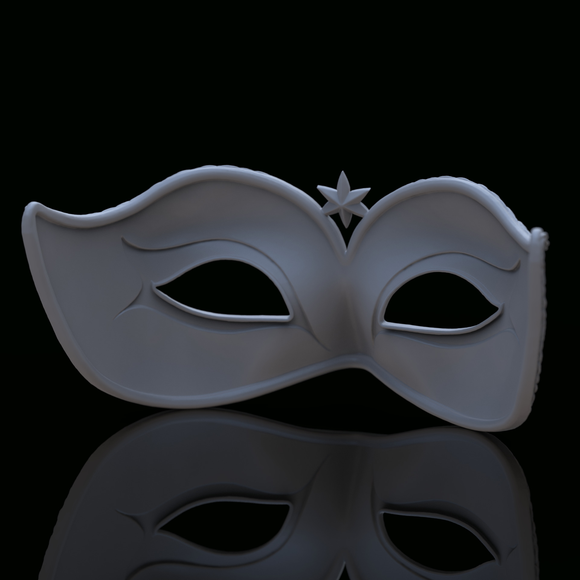 Star-Like mask 3D print model_5