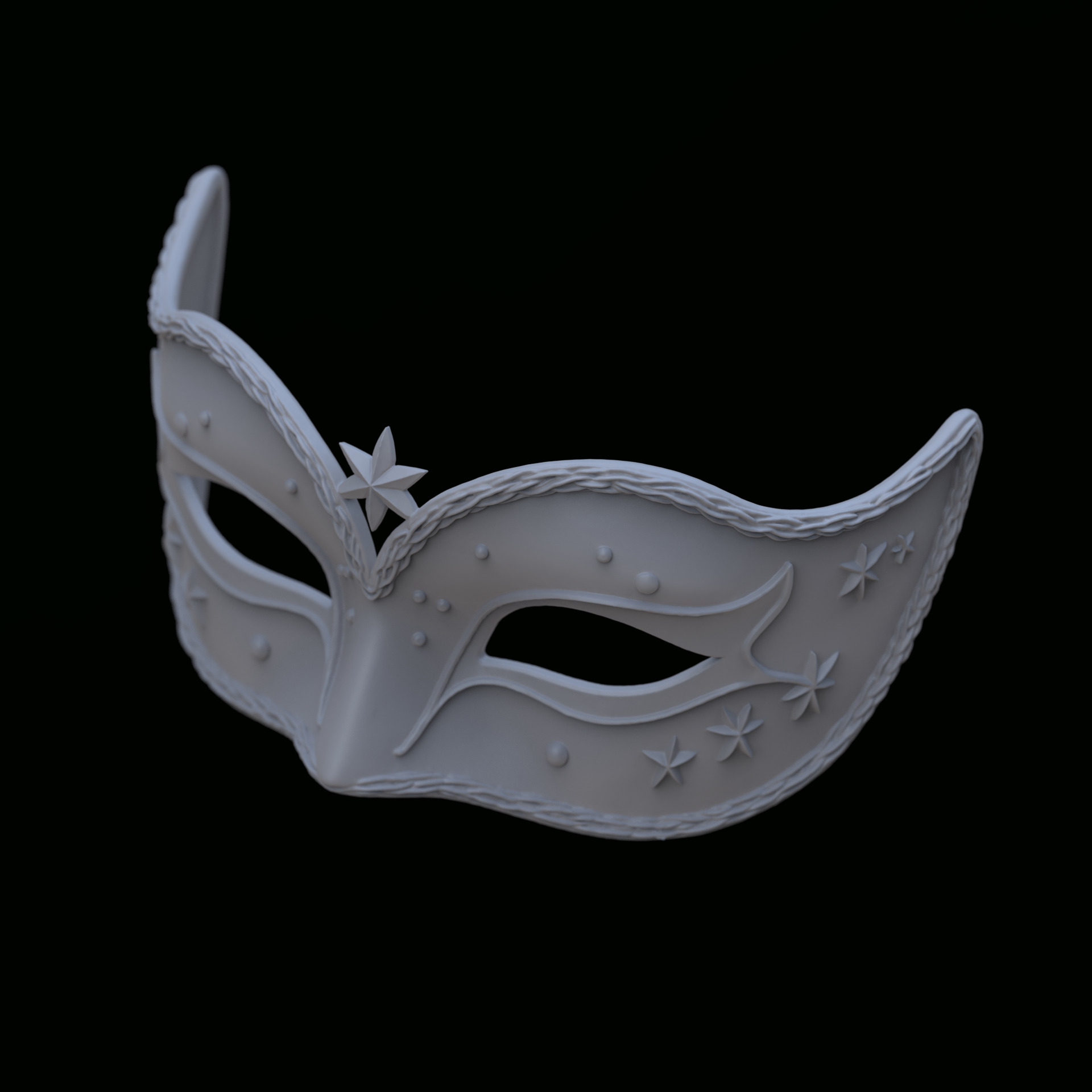 Star-Like mask 3D print model_8