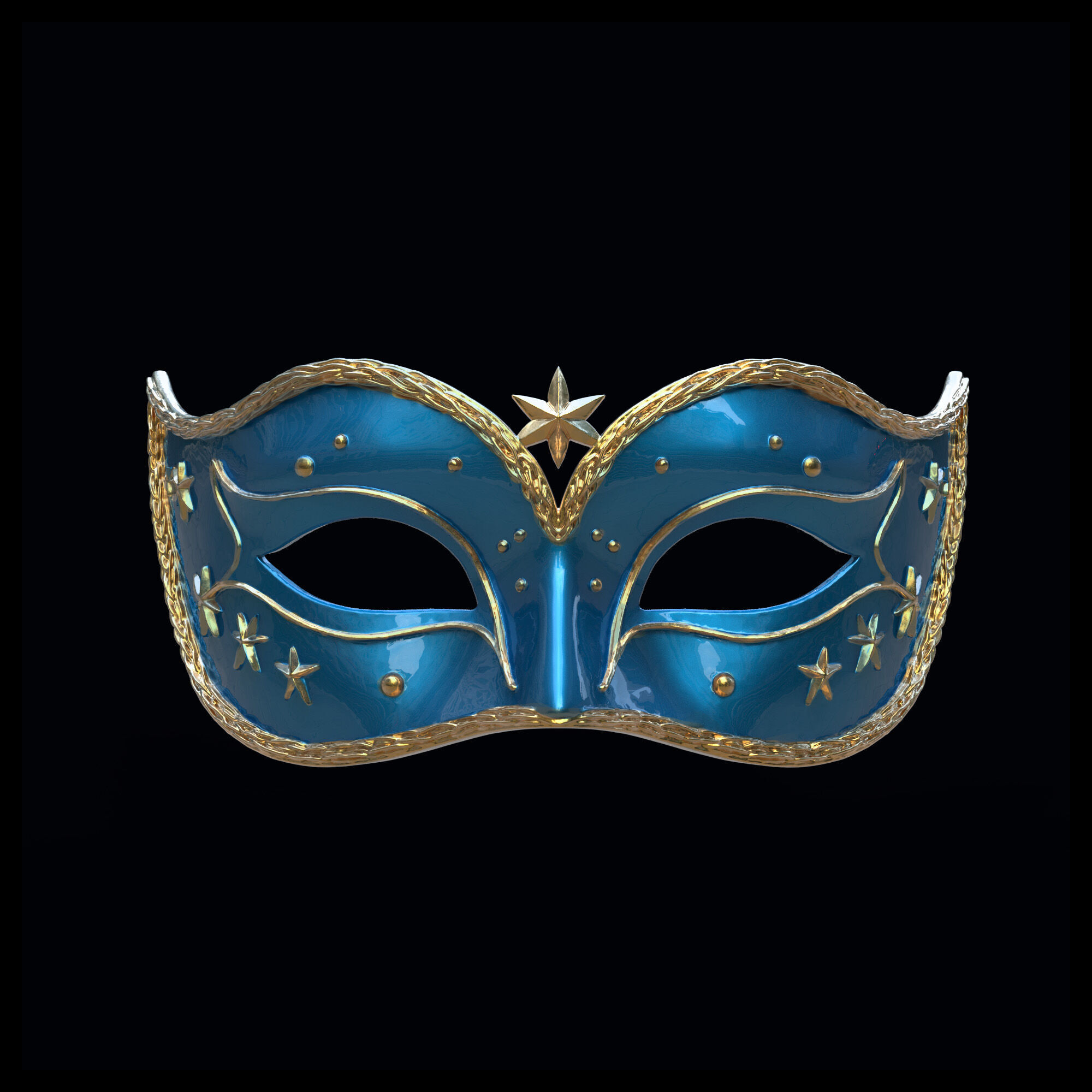 Star-Like mask 3D print model_1