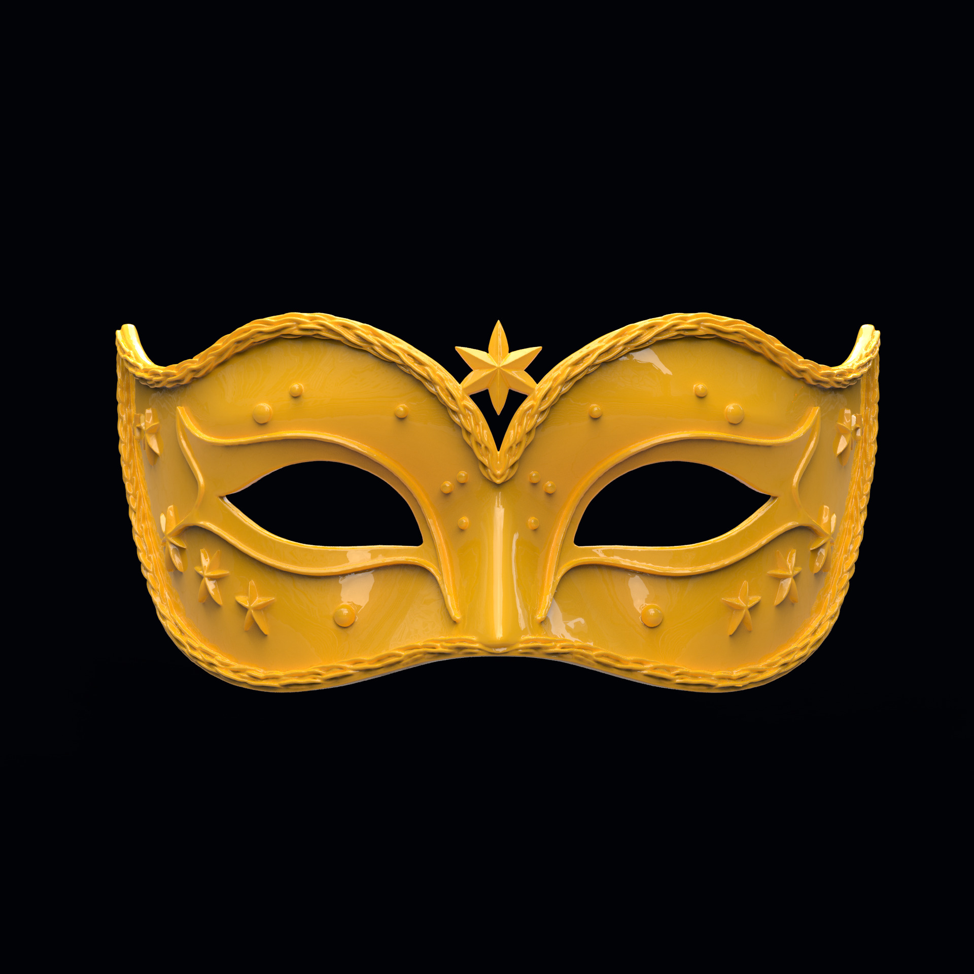 Star-Like mask 3D print model_7