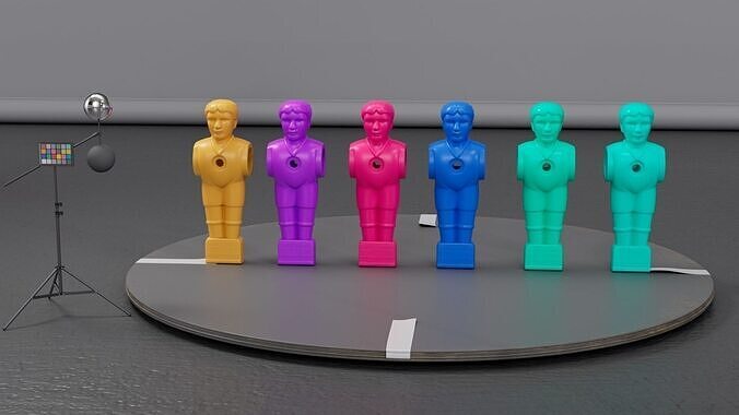 Foosball Player 3D Model  Free 3D model