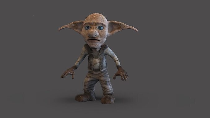 Gnome Low-poly 3D model