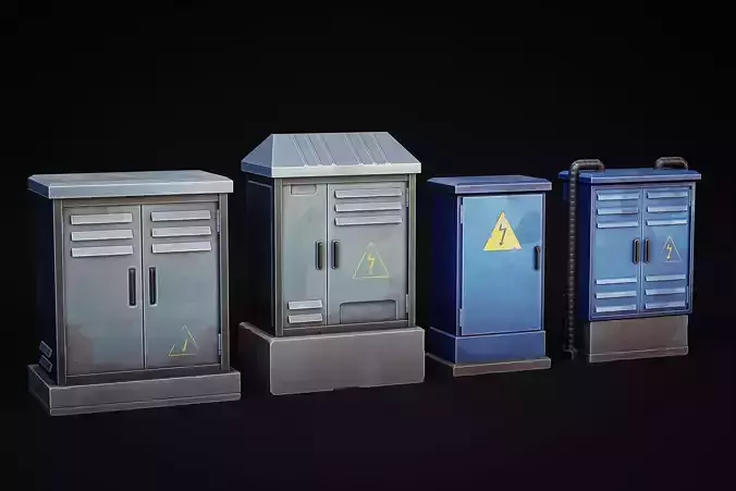 Electrical Boxes - Urban - Stylized Pack