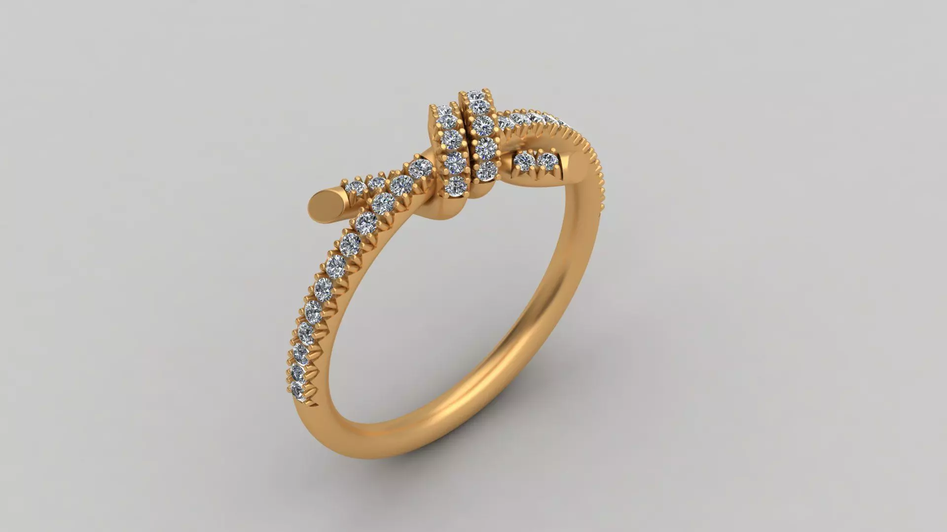 Tiffany Knot Ring 3D Printable Brand 3D print model