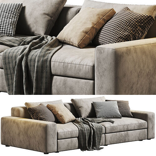 Dune  Sofa 2 Seats 03 3D model