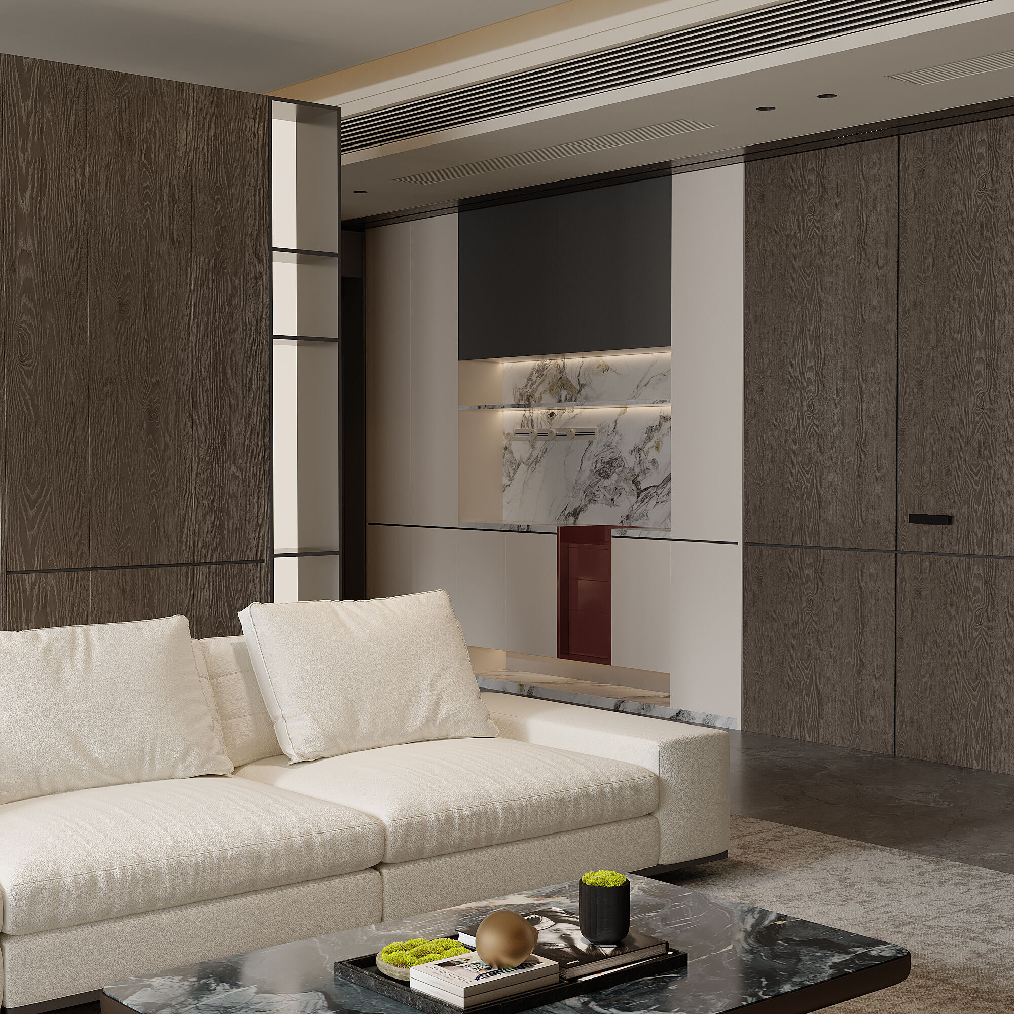 Modern livingroom 3D model_2