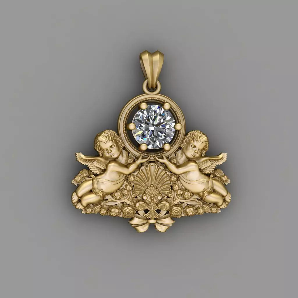 Baby Jesus pendant 3d Print model  3D print model_0