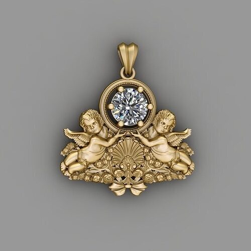 Baby Jesus pendant 3d Print model  3D print model
