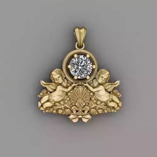 Baby Jesus pendant 3d Print model 