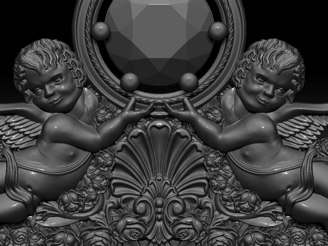 Baby Jesus pendant 3d Print model  3D print model_6