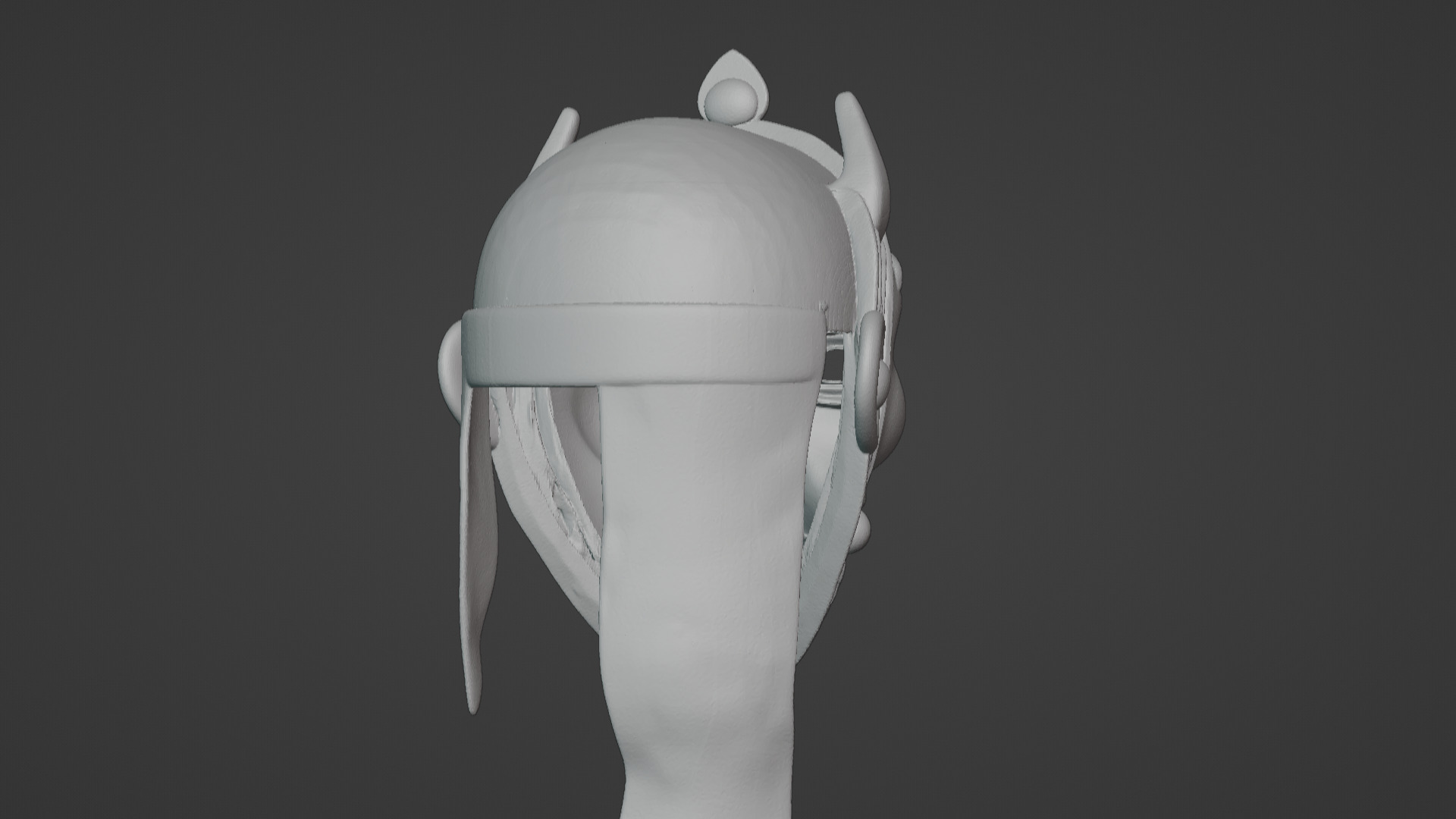 Ronin Spirit - Samurai Warrior Mask  3D Printable Model 3D print model_48