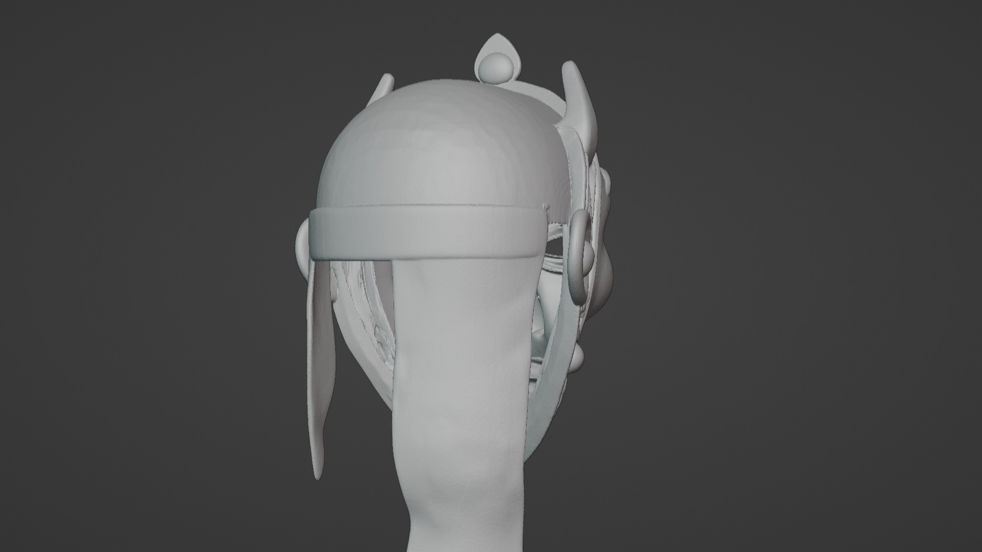 Ronin Spirit - Samurai Warrior Mask  3D Printable Model 3D print model_46